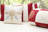 Reddish Splendor - Block Printed